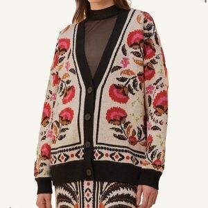 Sand Palms paradise knit cardigan NEW size small